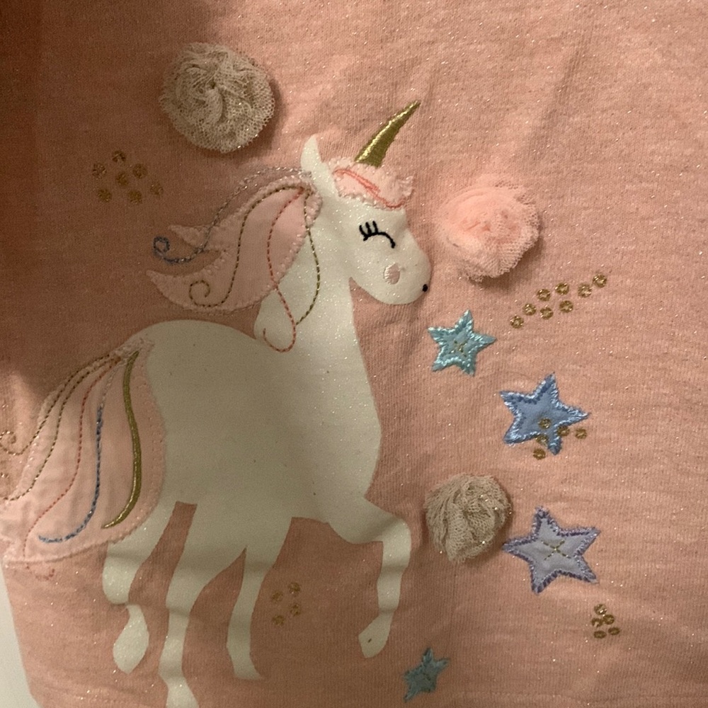 Mud Pie 4T pink unicorn dress